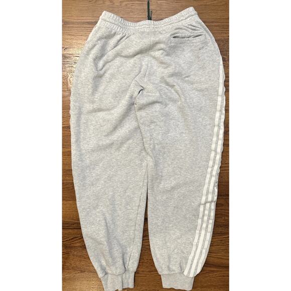 Adidas VRCT Sweatpants Gray Small Green Drawstring White Stripes Vintage - Picture 6 of 7